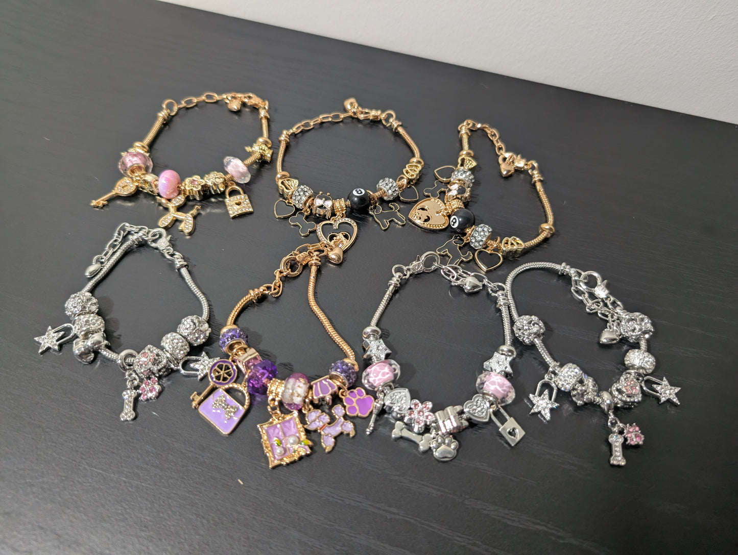 Charm Chain and Bracelet